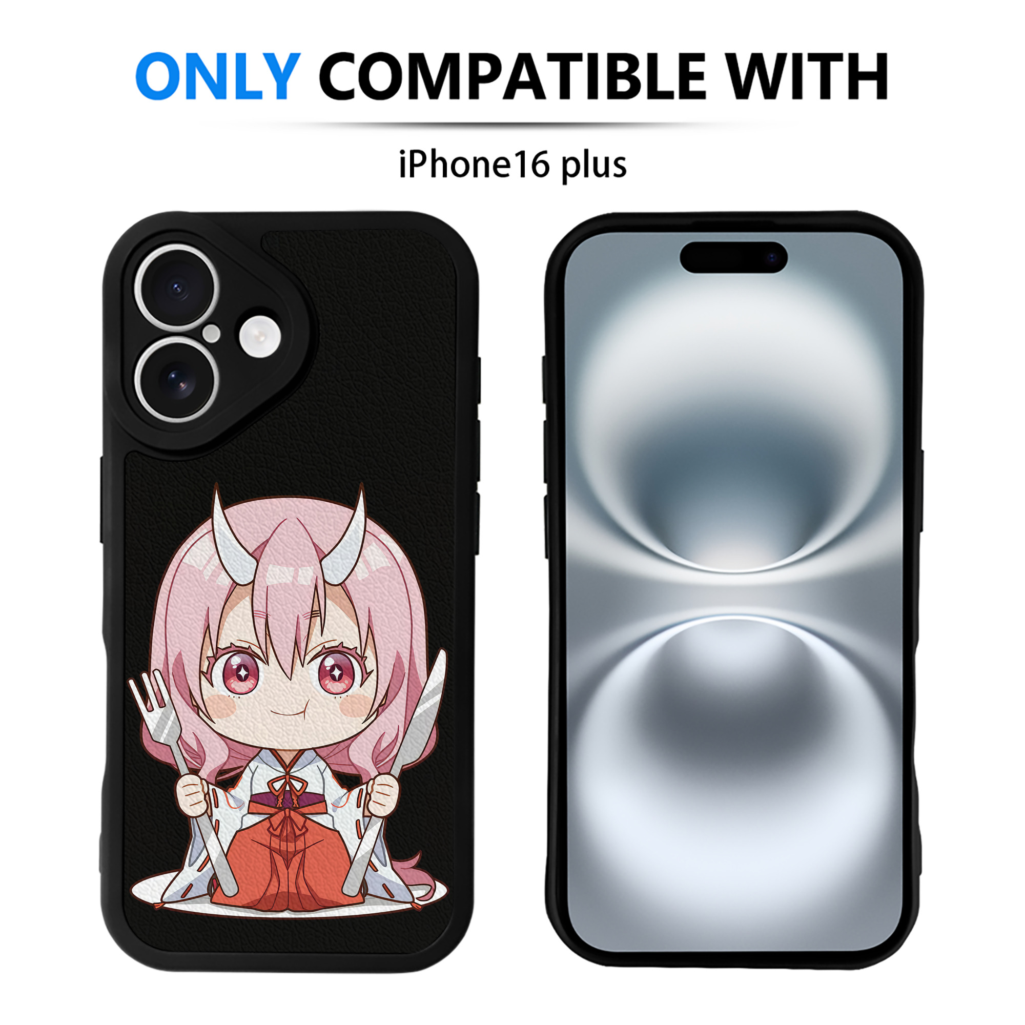 （画像用） 転スラ Regarding Reincarnated to Slime 【iPhone 16シリーズ対応】シリコンスマホケース（レザー調） 材質：シリコン